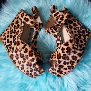 The INC Animal Print, Platform, Sandals